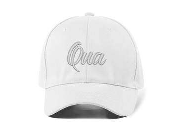 Qua Nakışlı Beyaz Spor Unisex Şapka A+ Kalite Ürün