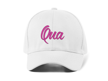 Qua Nakışlı Beyaz Spor Unisex Şapka A+ Kalite Ürün