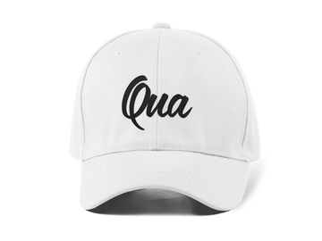 Qua Nakışlı Beyaz Spor Unisex Şapka A+ Kalite Ürün