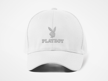 Playboy Nakışlı Beyaz Spor Unisex Şapka A+ Kalite Ürün