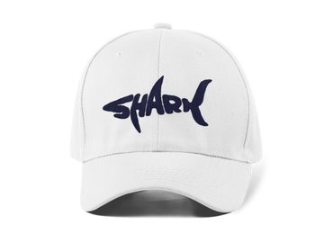 Shark Nakışlı Beyaz Spor Unisex Şapka A+ Kalite Ürün