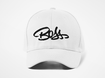Boss Nakışlı Beyaz Spor Unisex Şapka A+ Kalite Ürün