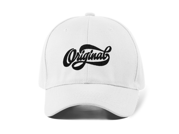 Original Nakışlı Beyaz Spor Unisex Şapka A+ Kalite Ürün