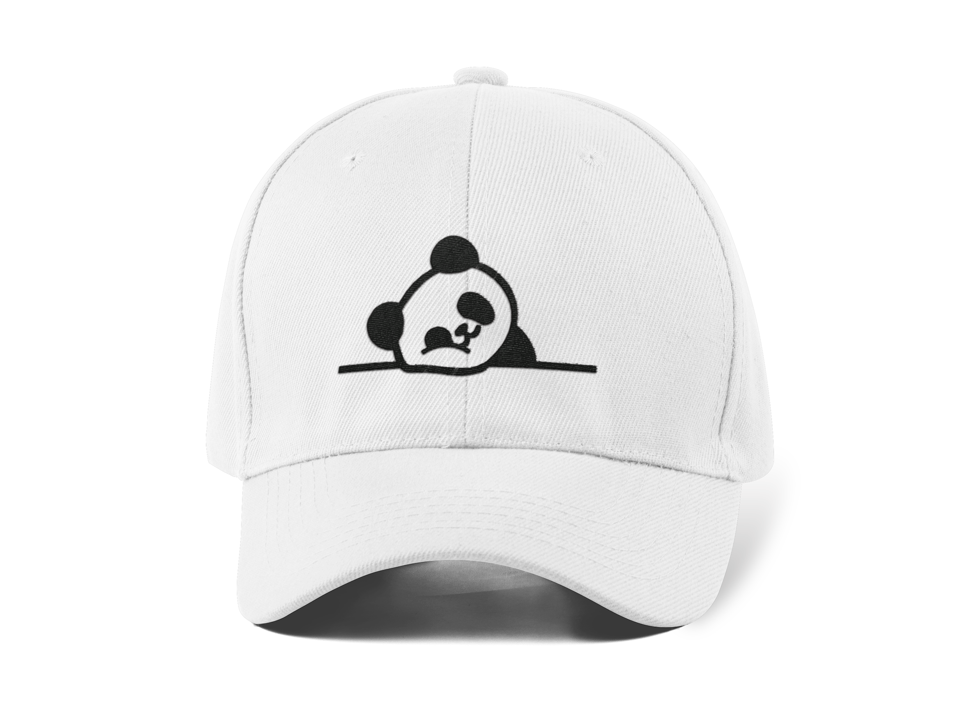 Panda Nakışlı Beyaz Spor Unisex Şapka A+ Kalite Ürün