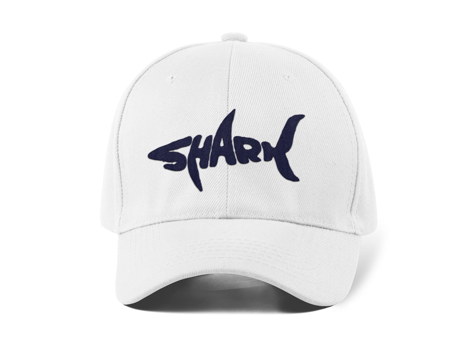 Shark Nakışlı Beyaz Spor Unisex Şapka A+ Kalite Ürün