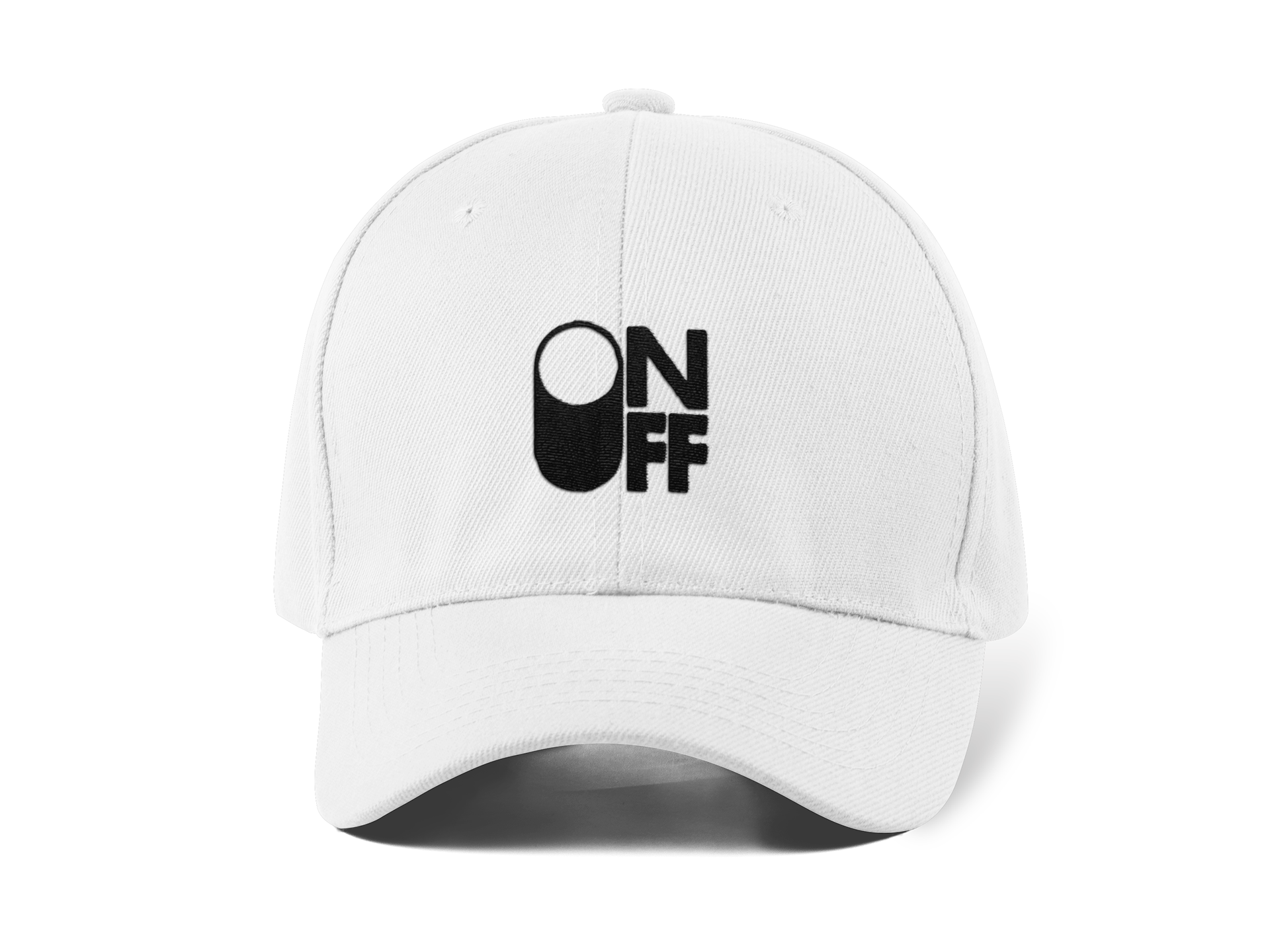 OnOff Nakışlı Beyaz Spor Unisex Şapka A+ Kalite Ürün