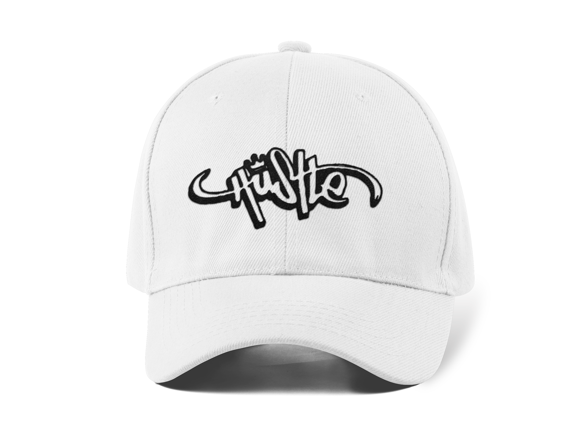Hustle Nakışlı Beyaz Spor Unisex Şapka A+ Kalite Ürün