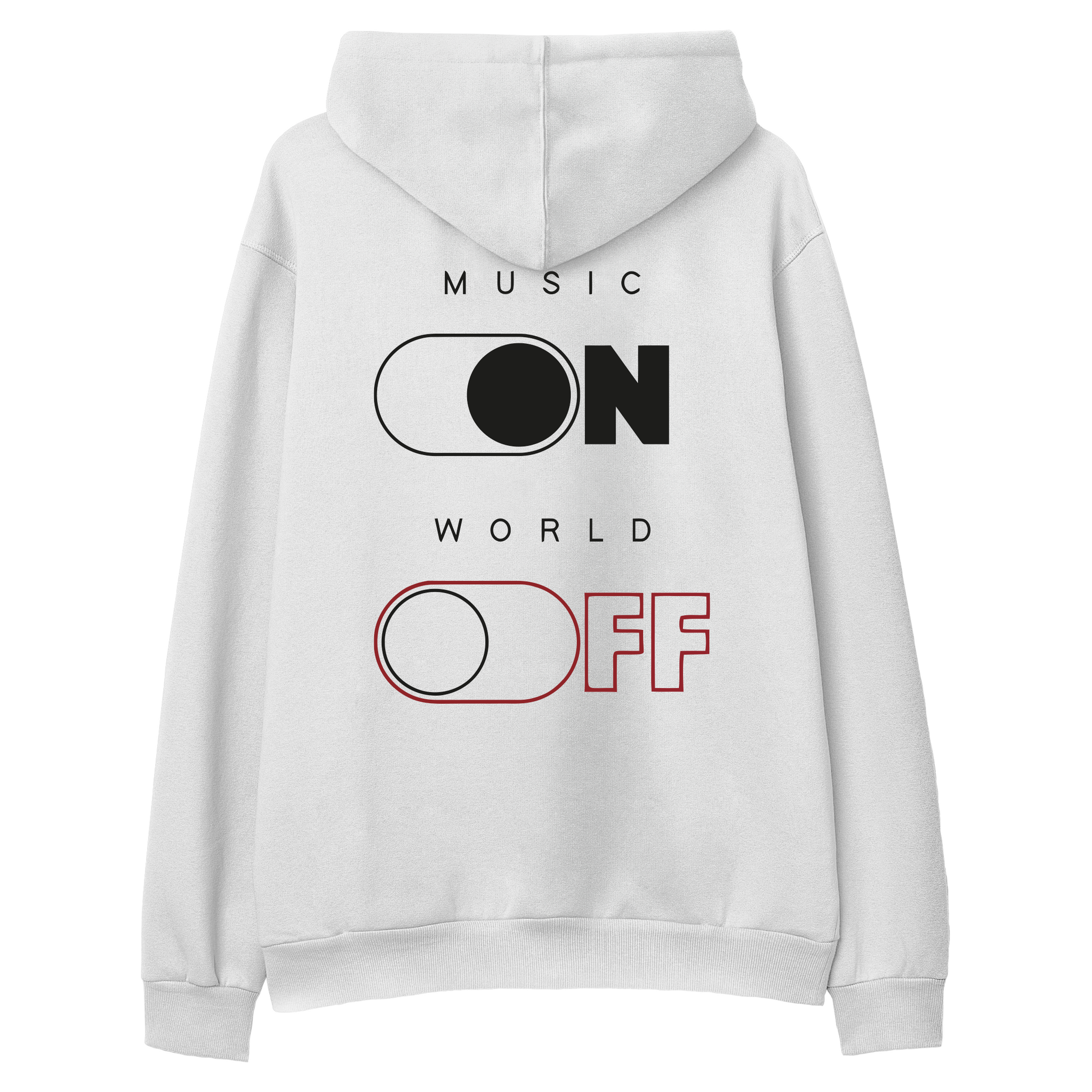 Music On World Off - Regular Hoodie