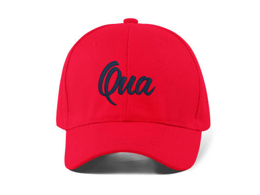 Qua Nakışlı Beyaz Spor Unisex Şapka A+ Kalite Ürün