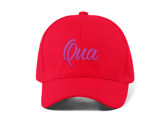 Qua Nakışlı Beyaz Spor Unisex Şapka A+ Kalite Ürün