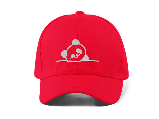 Panda Nakışlı Beyaz Spor Unisex Şapka A+ Kalite Ürün