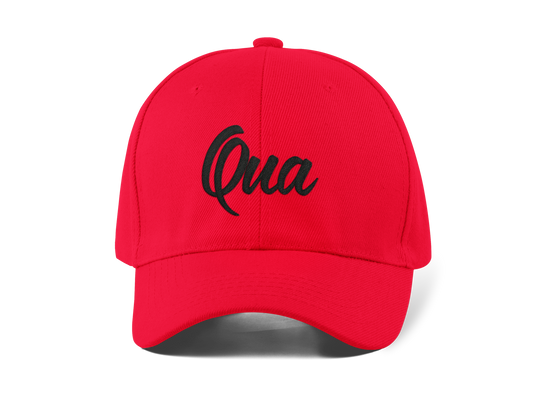 Qua Nakışlı Beyaz Spor Unisex Şapka A+ Kalite Ürün