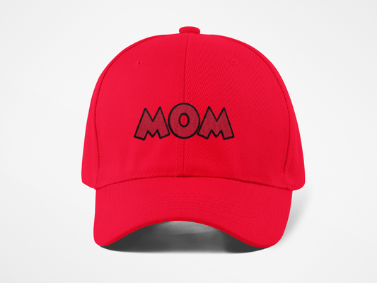 Mom Nakışlı Beyaz Spor Unisex Şapka A+ Kalite Ürün