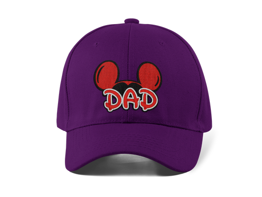 Mickey Dad Nakışlı Beyaz Spor Unisex Şapka A+ Kalite Ürün