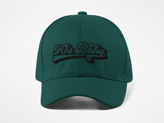 90's Baby Nakışlı Beyaz Spor Unisex Şapka A+ Kalite Ürün