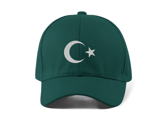 Ay Yıldız Nakışlı Beyaz Spor Unisex Şapka A+ Kalite Ürün