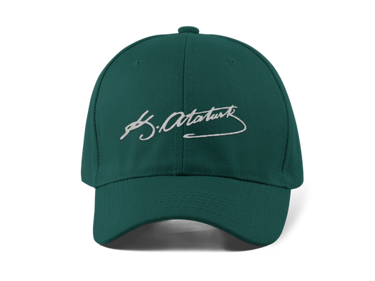 Atatürk Nakışlı Beyaz Spor Unisex Şapka A+ Kalite Ürün