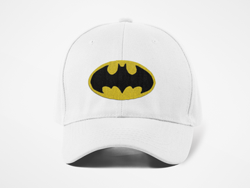 Batman Nakışlı Beyaz Spor Unisex Şapka A+ Kalite Ürün